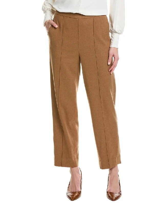 Vince Mid-Rise Wool-Blend Easy Pant Cozy Lounge Pants
