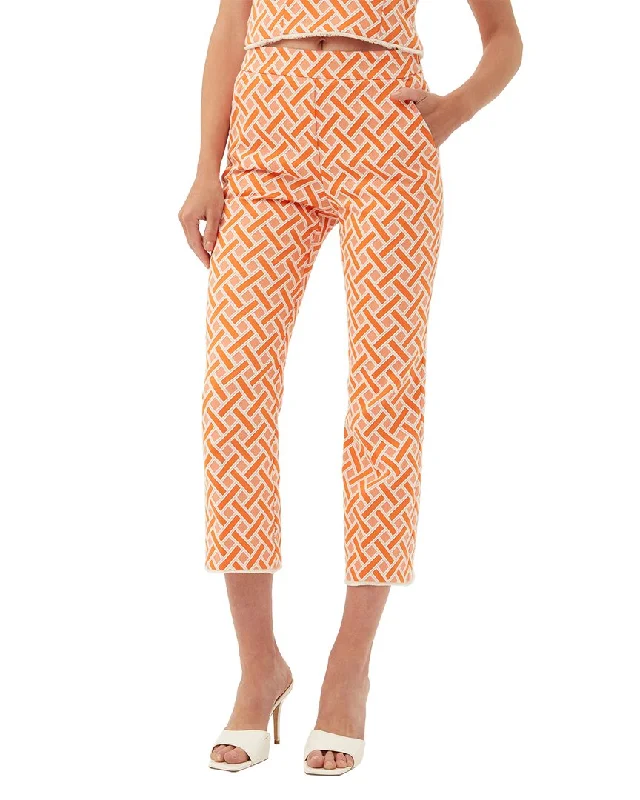 Trina Turk Fringe Flaire Pant Classic Flared Pants