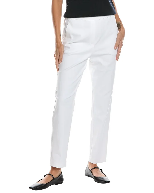 St. John Skinny Crop Pant Fashionable Button-Up Pants