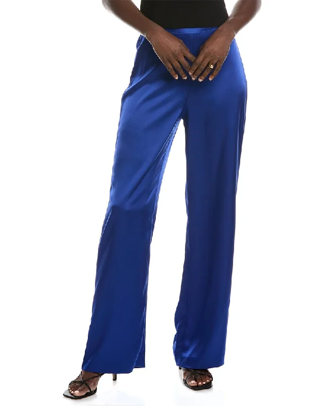 St. John Liquid Satin Pant Trendy Velvet Pants