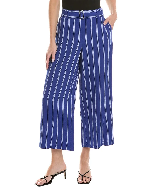 Lafayette 148 New York Rockefeller Linen Pant Comfy High-Waist Jeans