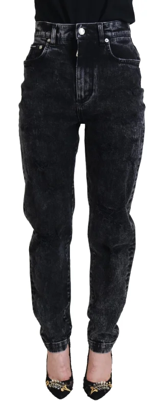 Elegant Black Denim Pants Elegant Wool Trousers