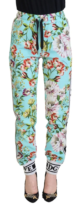 Dolce & Gabbana Elegant Multicolor Viscose Pants Comfortable Cargo Pants
