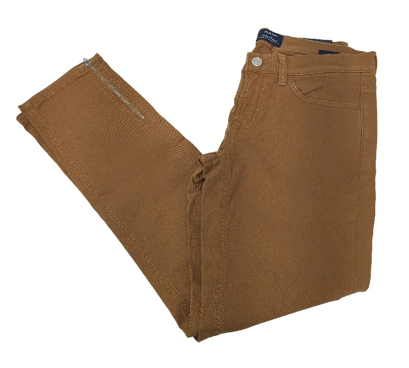 GANT Women's Peanut Colored Kelly Cropped Pants 410948 $198 NWT Trendy Wide-Leg Pants GANT Women's Peanut Colored Kelly Cropped Pants 410948 $198 NWT Trendy Wide-Leg Pants