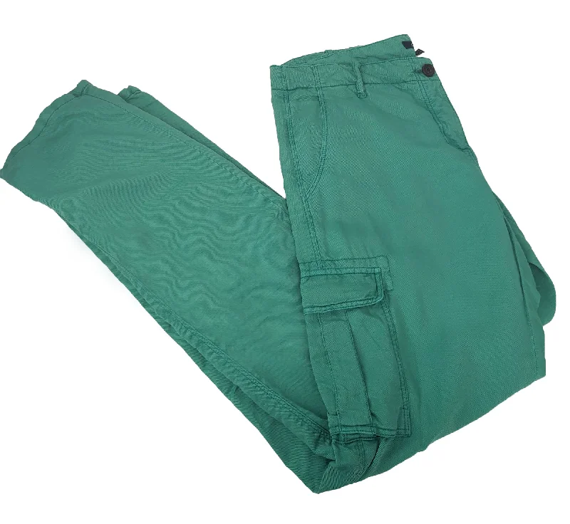 GANT Women's Peppermint Cotton Linen Cargo Pants 414618 $168 NWT Chic Wool Trousers