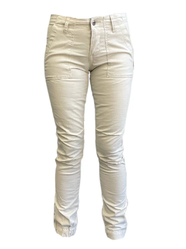 LOST IN LUNAR Women's Beige Road to Nowhere Pants Size US 4 NWT Cozy Knit Pants