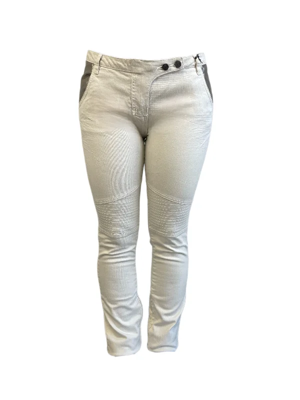 Maison Scotch Women's White Low Rise Zip Details Pants #850 31/32 NWT Classic Straight Pants Maison Scotch Women's White Low Rise Zip Details Pants #850 31/32 NWT Classic Straight Pants