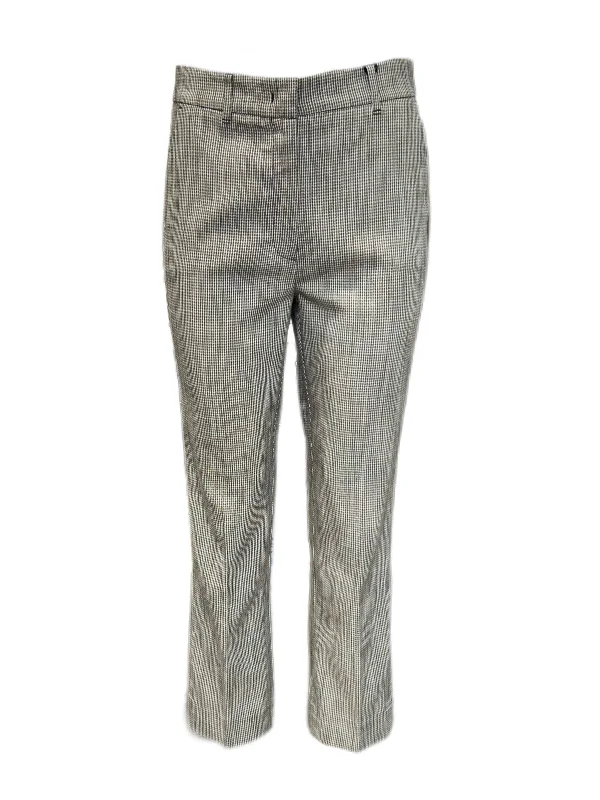 Marella By Max Mara Women's Brown Ostuni Straight Pants Size 6 NWT Trendy Printed Leggings