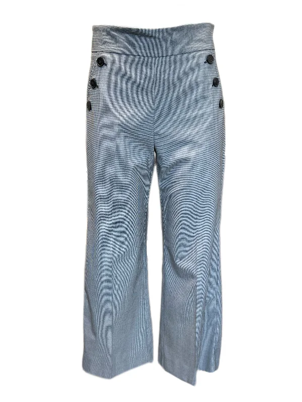 Marella By Max Mara Women's Nero Iliade Flared Pants Size 6 NWT Slim-Fit Leggings