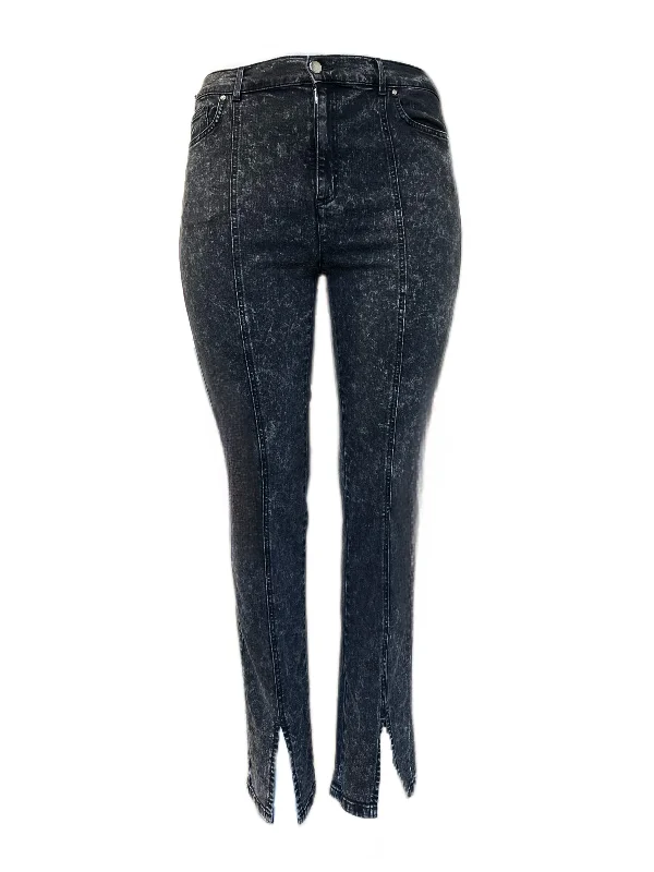 Marina Rinaldi Women's Black Ideale Slimm Pants NWT Stylish Elastic Waist Pants