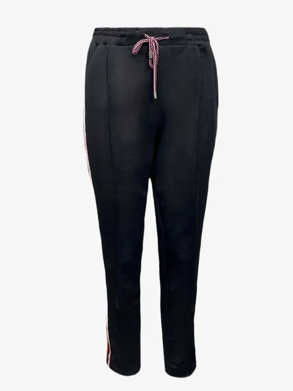 Marina Rinaldi Women's Black Osaka Elastic Waist Pants Size S NWT Trendy Wide-Leg Pants