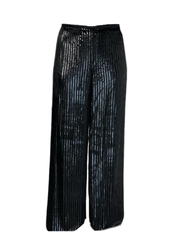 Marina Rinaldi Women's Black Radar Straight Leg Pants NWT Formal Stretch Pants