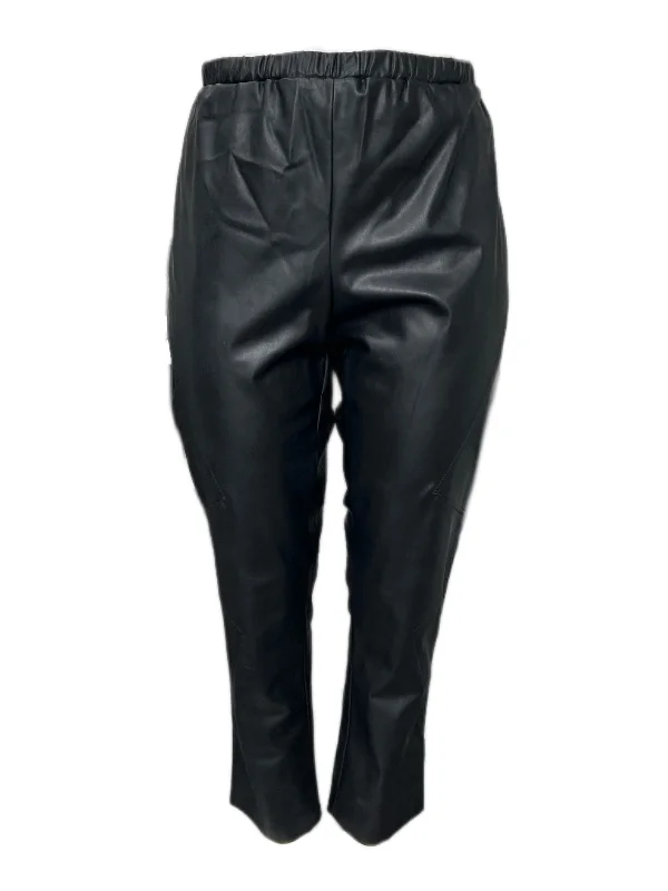 Marina Rinaldi Women's Black Romeo Straight Leg Pants Size 22W/31 NWT High-Waist Jogger Pants Marina Rinaldi Women's Black Romeo Straight Leg Pants Size 22W/31 NWT High-Waist Jogger Pants