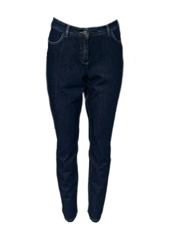 Marina Rinaldi Women's Blue Ines Slimme Denim Pants Size 8W/17 NWT Formal Wide-Leg Pants Marina Rinaldi Women's Blue Ines Slimme Denim Pants Size 8W/17 NWT Formal Wide-Leg Pants