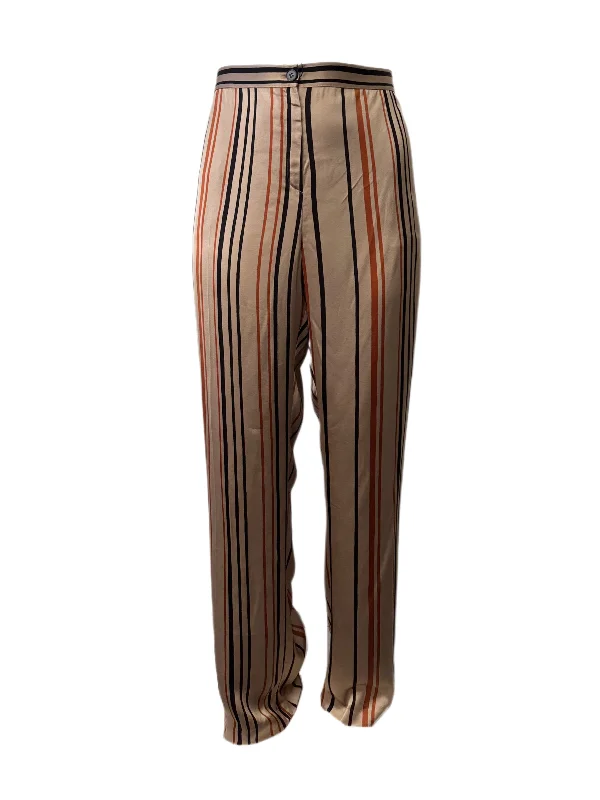 Marina Rinaldi Women's Cammel Remare Straight Leg Pants NWT Modern Skinny Pants