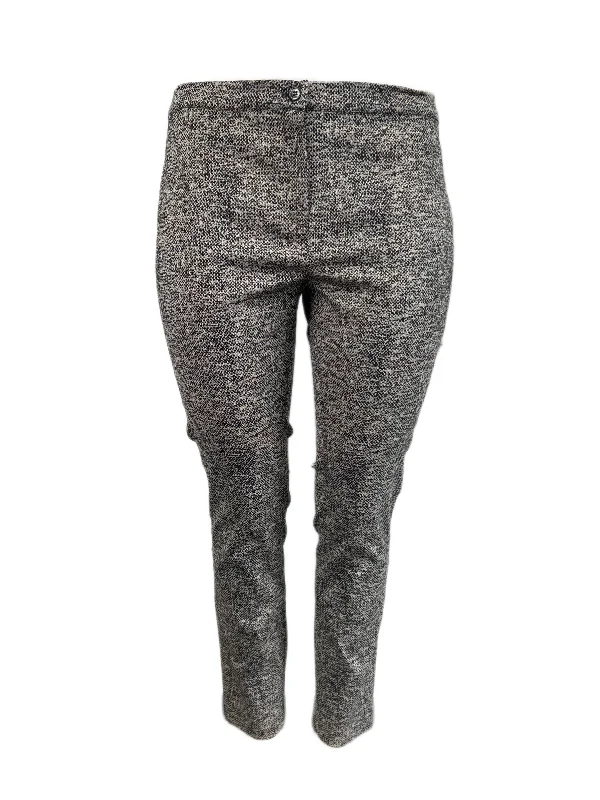 Marina Rinaldi Women's Grey Ritmo Skinny High Rise Tweed Pants Size 14W/23NWT Slim Fit Casual Pants Marina Rinaldi Women's Grey Ritmo Skinny High Rise Tweed Pants Size 14W/23NWT Slim Fit Casual Pants