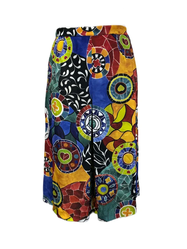Marina Rinaldi Women's Multicolored Charlot Printed Wide Leg Pants Size 12W/21 High-Waist Jeans Marina Rinaldi Women's Multicolored Charlot Printed Wide Leg Pants Size 12W/21 High-Waist Jeans