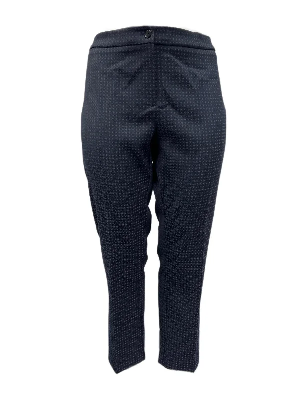 Marina Rinaldi Women's Nero Renato Low Rise Slim Pants Size 20W/29 NWT High-Waist Trousers Marina Rinaldi Women's Nero Renato Low Rise Slim Pants Size 20W/29 NWT High-Waist Trousers