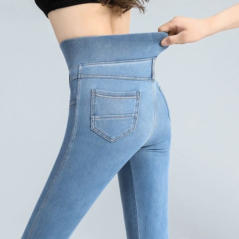 Oversized 38 Super High Waist Denim Pencil Pants For Women Casual Slim Casual Drawstring Pants Oversized 38 Super High Waist Denim Pencil Pants For Women Casual Slim Casual Drawstring Pants