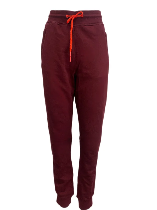 SCOTCH & SODA Women's Bordo Fleece Joggers Pants #475 L NWOT Cozy Knit Pants