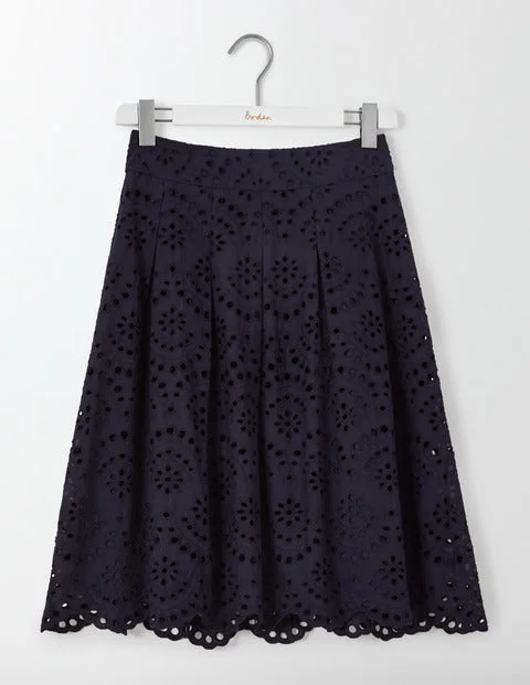 Isadora Broderie Skirt leather skirt durable