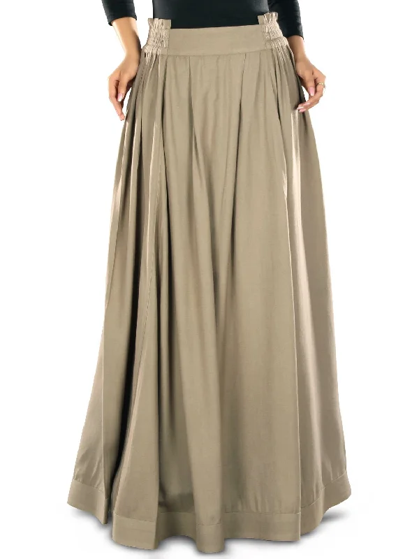 Adilah Rayon Skirt linen skirt breathable