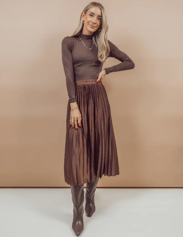 Alessia Pleated Skirt pencil skirt chic