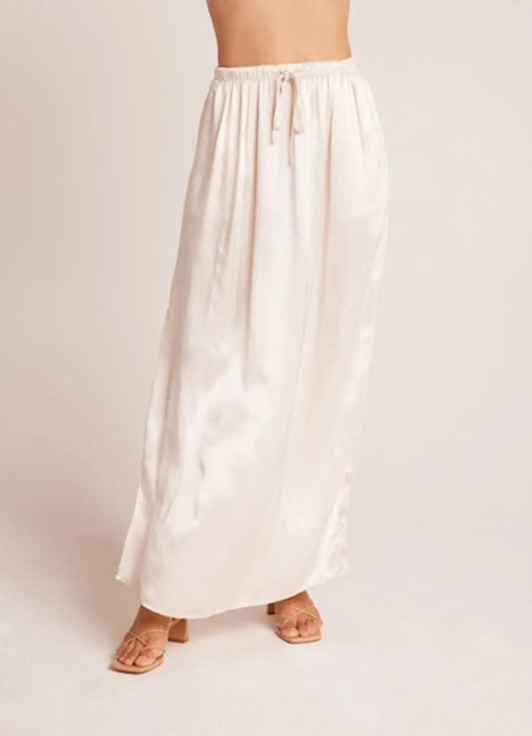 Bella Dahl Pleat Front Maxi Skirt cashmere skirt soft