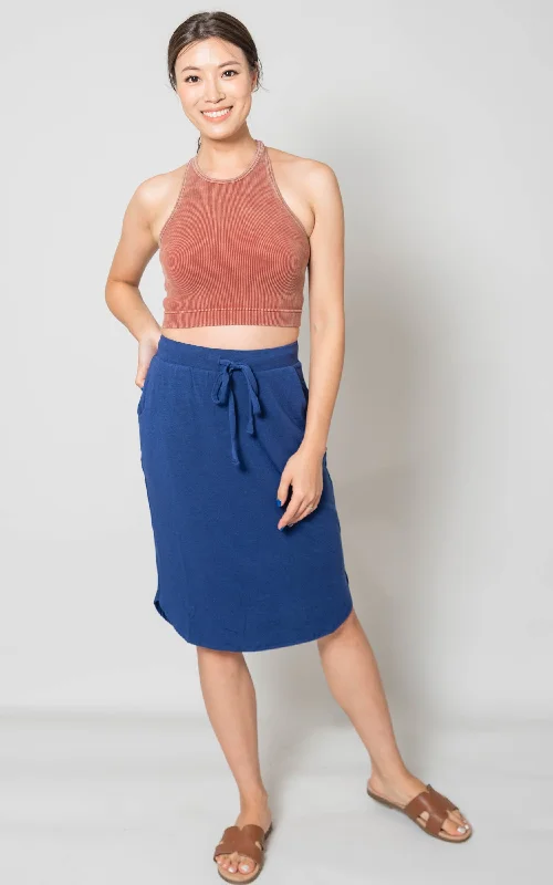 Better Than Banana Bread Midi Skirt - Final Sale* corduroy skirt comfortable