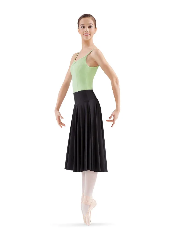 Mirella Circle Skirt velvet skirt glossy
