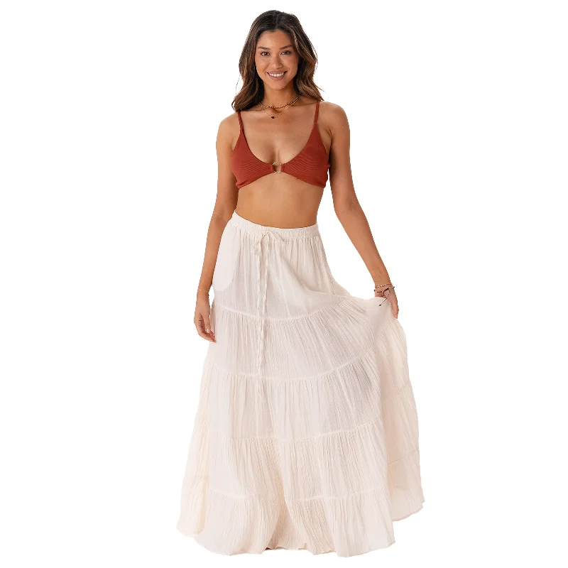 Cream Shipwrecked Maxi Skirt summer skirt style
