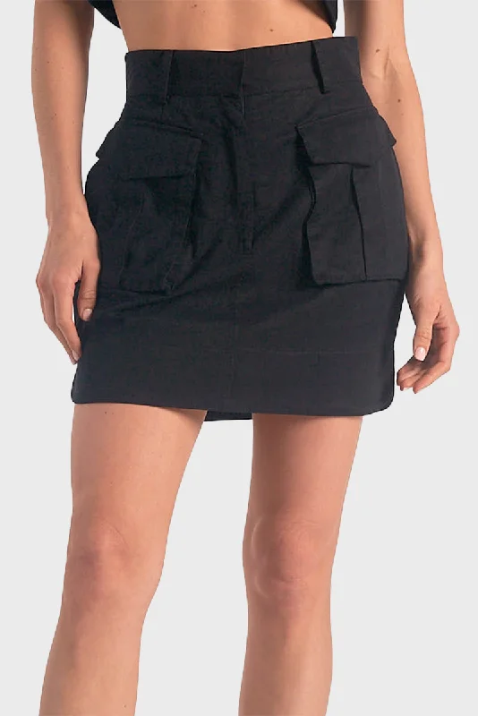Elan Mini Skirt a-line skirt cut