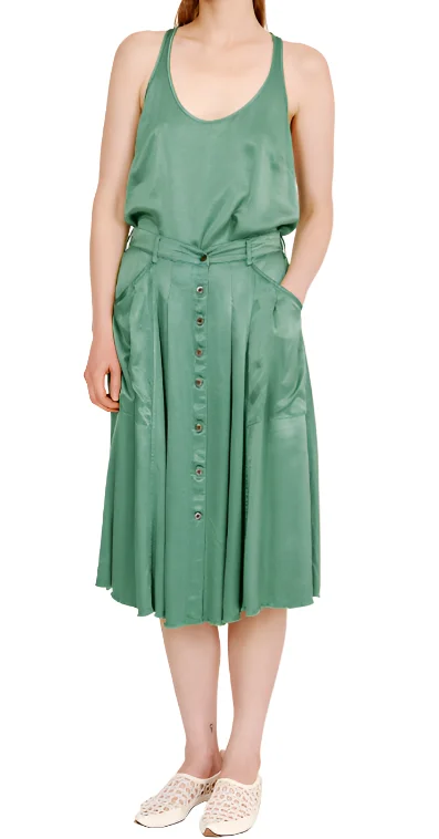 Franklin Skirt linen skirt airy