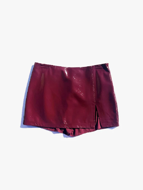 Moon Skort - Cherry Cola linen skirt airy