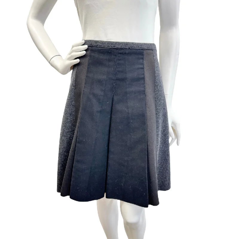 Prada Pleated Skirt tiered skirt playful