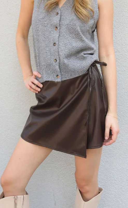 serving skort silk skirt elegant