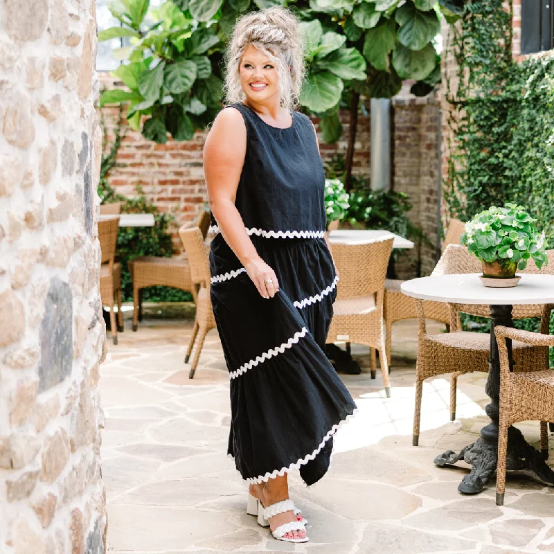 Shared Feelings Maxi Skirt, Black-Ivory velvet skirt glossy