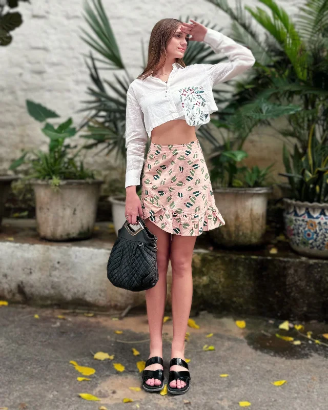 Tropic Sandy Skirt corduroy skirt cozy