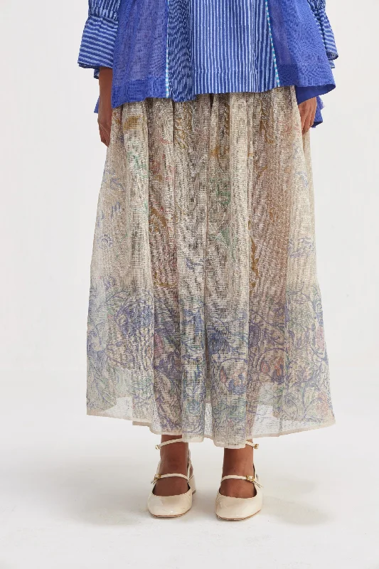 UBER SKIRT wool skirt breathable